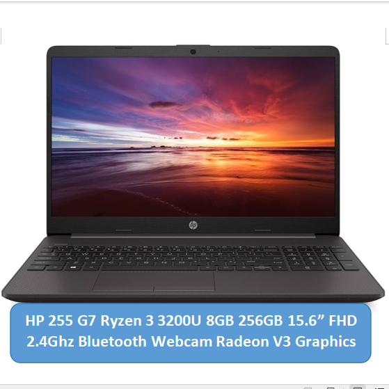HP 255 G7 - RYZEN 3 8-256GB - Image 3