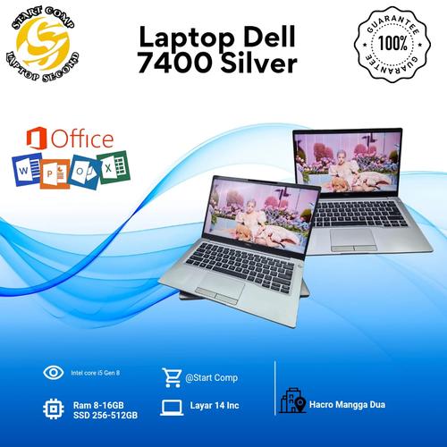 DELL 7400 TOUCH SILVER - CORE I5 8TH GEN 8-256GB